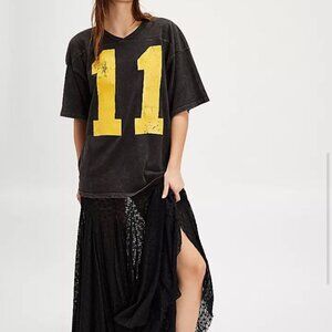 NWT Free People/DAYDREAMER 11 Oversized Jersey Tee